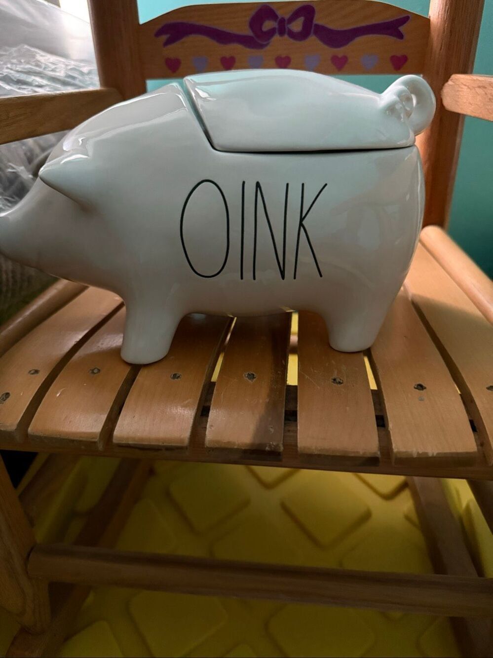 Rae Dunn Oink Pig Canister